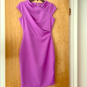 Alexia Admor purple cap sleeve formal dress